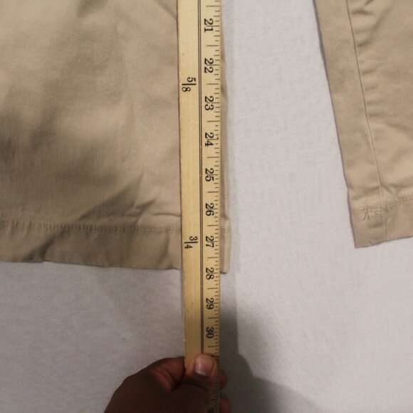 Lee Women Beige Sinfully Soft Crop Size 12 - Picture 4 of 9